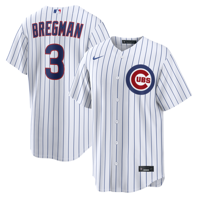 Chicago Cubs Alex Bregman Nike White Home Replica Jersey