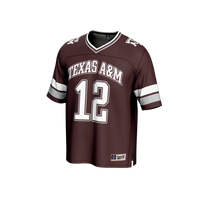 #12 Texas A&M Aggies GameDay Greats Lightweight Collegiate Football Fashion Jersey - Maroon