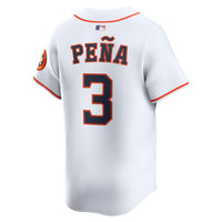 Houston Astros Jeremy Peña Nike White Home Limited Player Jersey