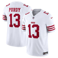 San Francisco 49ers Brock Purdy Nike White Vapor F.U.S.E. Limited Jersey