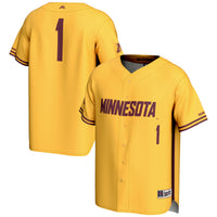 #1 Minnesota Golden Gophers GameDay Greats Lightweight Baseball Jersey - Gold