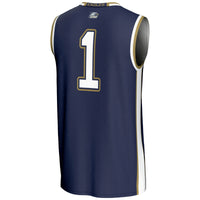 #1 Georgia Southern Eagles GameDay Greats Lightweight Basketball Jersey - Blue