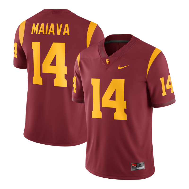 Jayden Maiava USC Trojans Nike Game Football Jersey - Cardinal