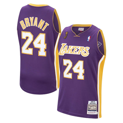 Los Angeles Lakers Kobe Bryant 2008 Road Authentic Jersey By Mitchell & Ness - Purple -