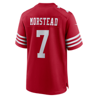 San Francisco 49ers Thomas Morstead Nike Scarlet Team Game Jersey