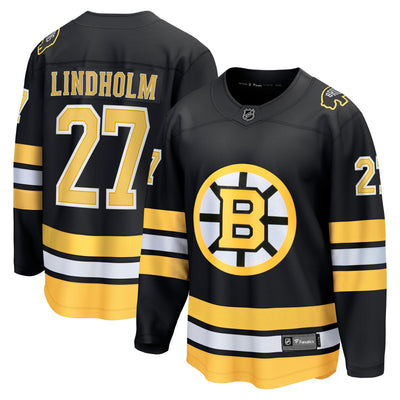 Boston Bruins Hampus Lindholm Fanatics Black Home Breakaway Player Jersey