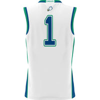#1 Florida Gulf Coast Eagles GameDay Greats Lightweight Basketball Jersey - White