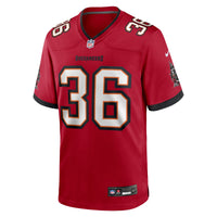 Tampa Bay Buccaneers JJ Roberts Nike Red Team Game Jersey