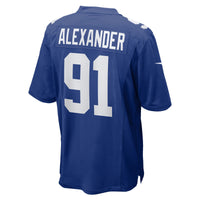 New York Giants Darius Alexander Nike Royal Team Game Jersey