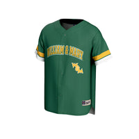 William & Mary Tribe GameDay Greats Baseball Jersey - Green