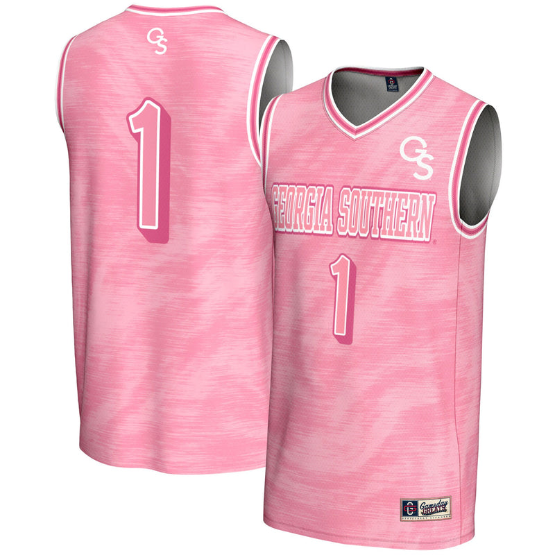 #1 Georgia Southern Eagles GameDay Greats Lightweight Basketball Fashion Jersey - Pink