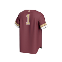 #1 Florida State Seminoles GameDay Greats Lightweight Collegiate Baseball Fashion Jersey - Garnet