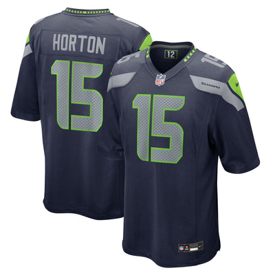 Seattle Seahawks Tory Horton Nike College Navy Team Game Jersey