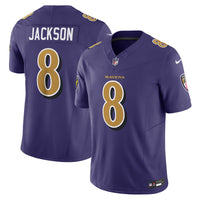Baltimore Ravens Lamar Jackson Nike Purple Vapor F.U.S.E. Limited Jersey