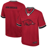 Arkansas Razorbacks Colosseum Nothing But The Hits Football Jersey - Cardinal