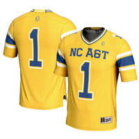 #1 North Carolina A&T Aggies GameDay Greats Football Jersey - Gold
