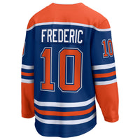 Edmonton Oilers Trent Frederic Fanatics Royal Home Breakaway Jersey