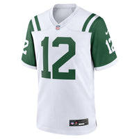 New York Jets Joe Namath Nike White Classic Alternate Retired Player Game Jersey