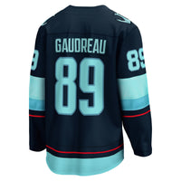 Seattle Kraken Frederick Gaudreau Fanatics Deep Sea Blue Home Breakaway Jersey
