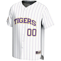 LSU Tigers GameDay Greats NIL Pick-A-Player Lightweight Baseball Jersey - White