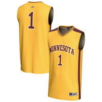 #1 Minnesota Golden Gophers GameDay Greats Lightweight Collegiate Basketball Fashion Jersey - Gold