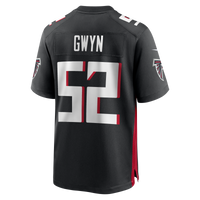 Atlanta Falcons Jovaughn Gwyn Nike Black Team Game Jersey