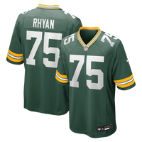 Green Bay Packers Sean Rhyan Nike Green Game Player Jersey