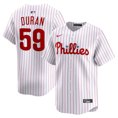 Philadelphia Phillies Jhoan Duran Nike White Home Limited Player Jersey