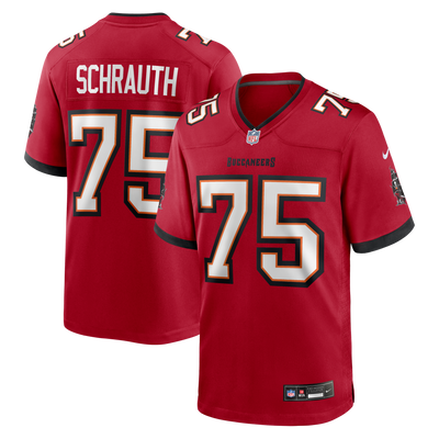 Tampa Bay Buccaneers Billy Schrauth Nike Red Team Game Jersey