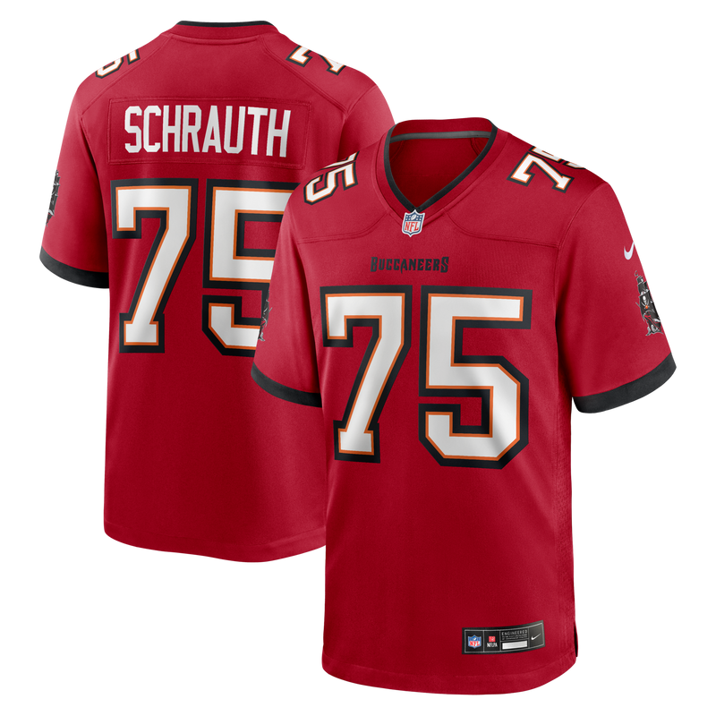 Tampa Bay Buccaneers Billy Schrauth Nike Red Team Game Jersey
