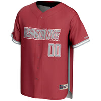 Washington State Cougars GameDay Greats NIL Pick-A-Player Lightweight Baseball Jersey - Crimson