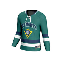 UNC Wilmington Seahawks GameDay Greats Hockey Jersey - Teal