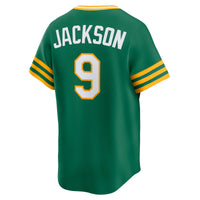 Oakland Athletics Reggie Jackson Nike Kelly Green Cooperstown Collection Limited Jersey