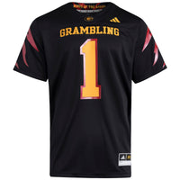 Grambling Tigers adidas Premier Strategy Jersey - Black