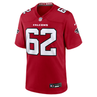Atlanta Falcons Corey Levin Nike Red Team Game Jersey