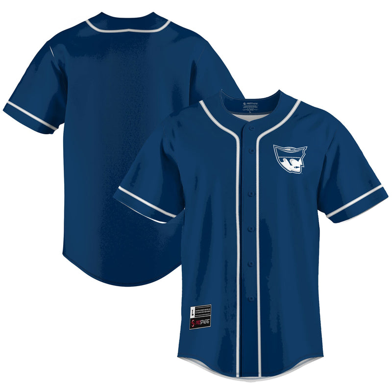 Marietta College Pioneers GameDay Greats Lightweight Baseball Jersey - Navy