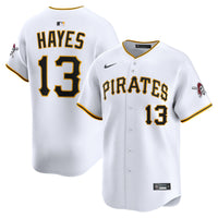 Pittsburgh Pirates Ke'Bryan Hayes Nike White Home Limited Player Jersey