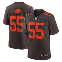 Cleveland Browns Spencer Fano Nike Brown 2026 NFL Draft First Round Pick No. 9 Alpha Dawg Alternate Game Jersey