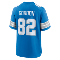 Detroit Lions Thomas Gordon Nike Blue Team Game Jersey