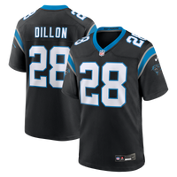Carolina Panthers AJ Dillon Nike Black Team Game Jersey
