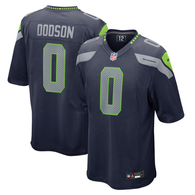Seattle Seahawks Tyrel Dodson Nike College Navy Game Jersey