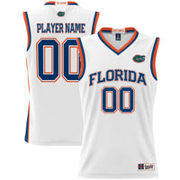 Florida Gators NIL Pick-A-Player Lightweight Basketball Jersey - White