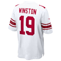 New York Giants Jameis Winston Nike White Game Jersey