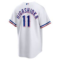 Texas Rangers Kyle Higashioka Nike White Home Replica Jersey