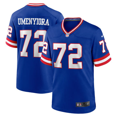 New York Giants Osi Umenyiora Nike Royal Retired Player Alternate Game Jersey