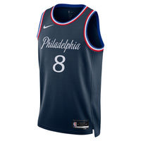 Philadelphia 76ers Nike 2025/26 City Edition Swingman Jersey - Navy - Paul George