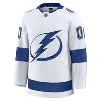 Tampa Bay Lightning Fanatics White Away Premium Custom Jersey