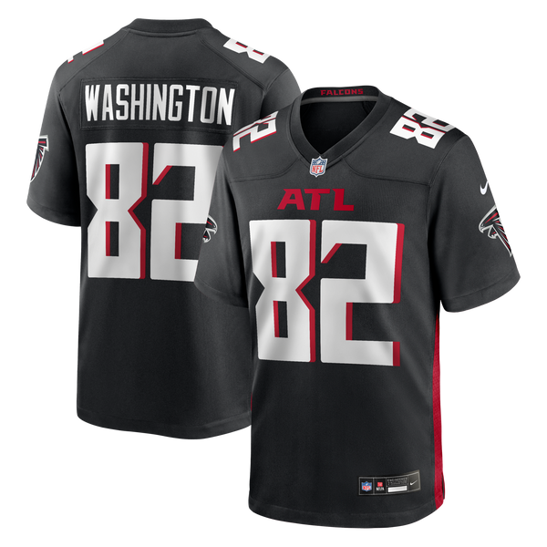 Atlanta Falcons Casey Washington Nike Black Team Game Jersey