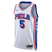 Philadelphia 76ers Nike Association Edition Swingman Jersey - White - Quentin Grimes