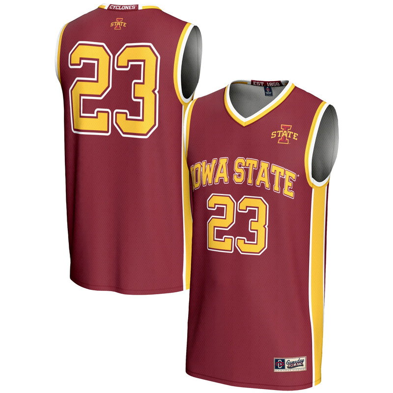 #23 Iowa State Cyclones GameDay Greats Lightweight Basketball Jersey - Cardinal
